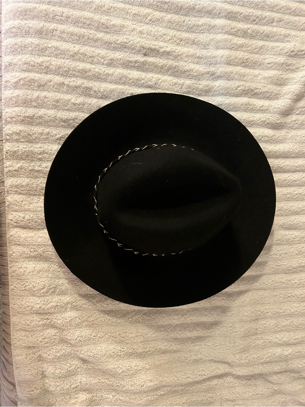 Target Women's Black Felt Fedora Hat with Stitched Band